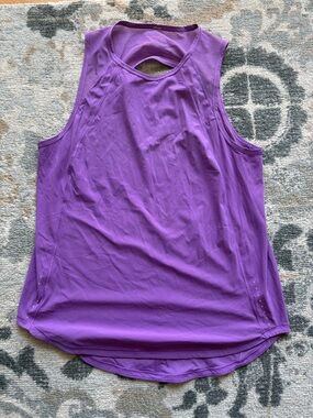 lululemon athletica Purple Cutout Athletic Tank